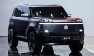 MG Cyber X - SUV điện với đèn pha thò thụt MG Cyber X - SUV điện với đèn pha thò thụt