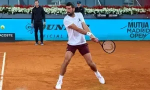 Djokovic: 'Khó xếp tôi vào ứng viên đoạt Roland Garros' Djokovic: 'Khó xếp tôi vào ứng viên đoạt Roland Garros'