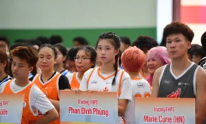 Những khoảnh khắc đẹp sau hai ngày diễn ra giải bóng rổ học đường