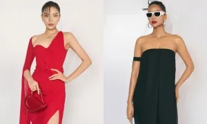 Hoa hậu, á hậu mặc trang phục đơn sắc dự show Hoa hậu, á hậu mặc trang phục đơn sắc dự show
