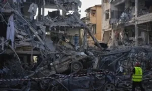 Cảnh đổ nát ở Israel sau đòn trả đũa của Iran Cảnh đổ nát ở Israel sau đòn trả đũa của Iran