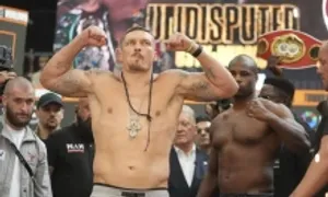 Usyk nặng nhất sự nghiệp khi đấu Dubois Usyk nặng nhất sự nghiệp khi đấu Dubois