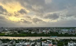 Bão Wipha áp sát bờ biển Hưng Yên - Ninh Bình