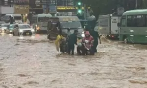 Đà Lạt ngập sâu sau mưa lớn Đà Lạt ngập sâu sau mưa lớn